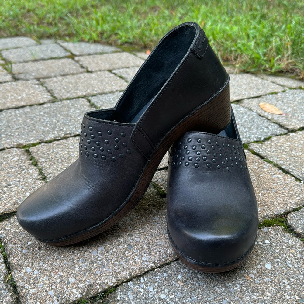 Dansko leather clogs size 39